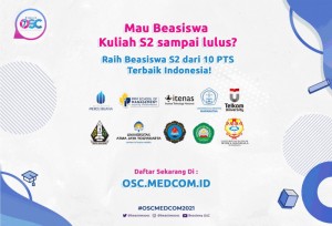 Beasiswa OSC Medcom.id Membuka 590 Beasiswa di 25 PTS Favorit di Indonesia, Daftar Sekarang!